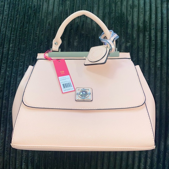 Catherine Malandrino Cream Satchel - Picture 1 of 4
